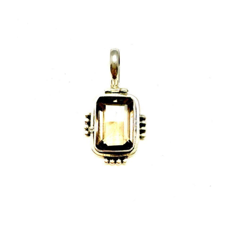 Sterling Silver Handcrafted in Bali Indonesia with genuine gemstone pendant